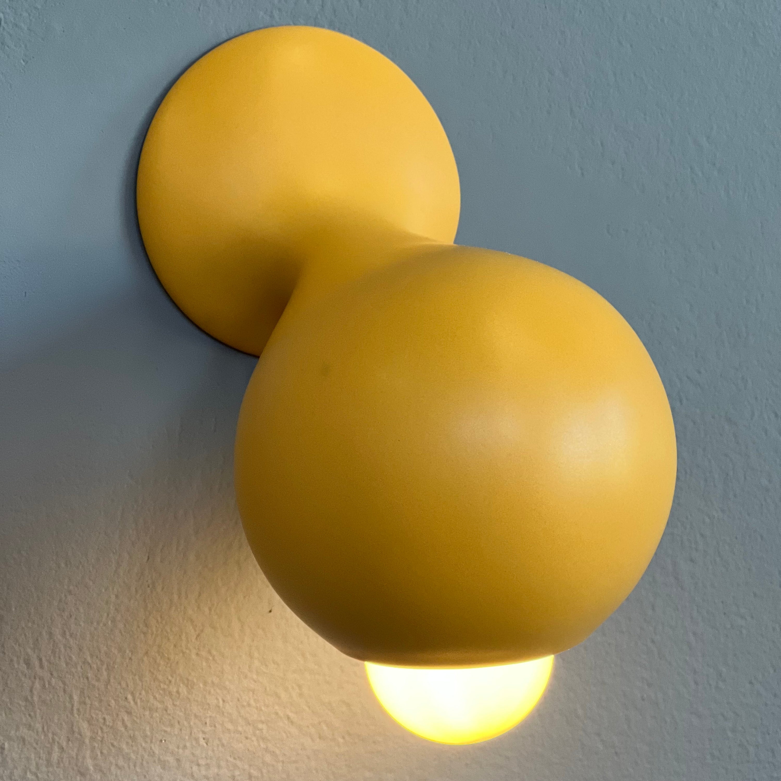 13 Matte Yellow Ochre LITTLE SCONCE