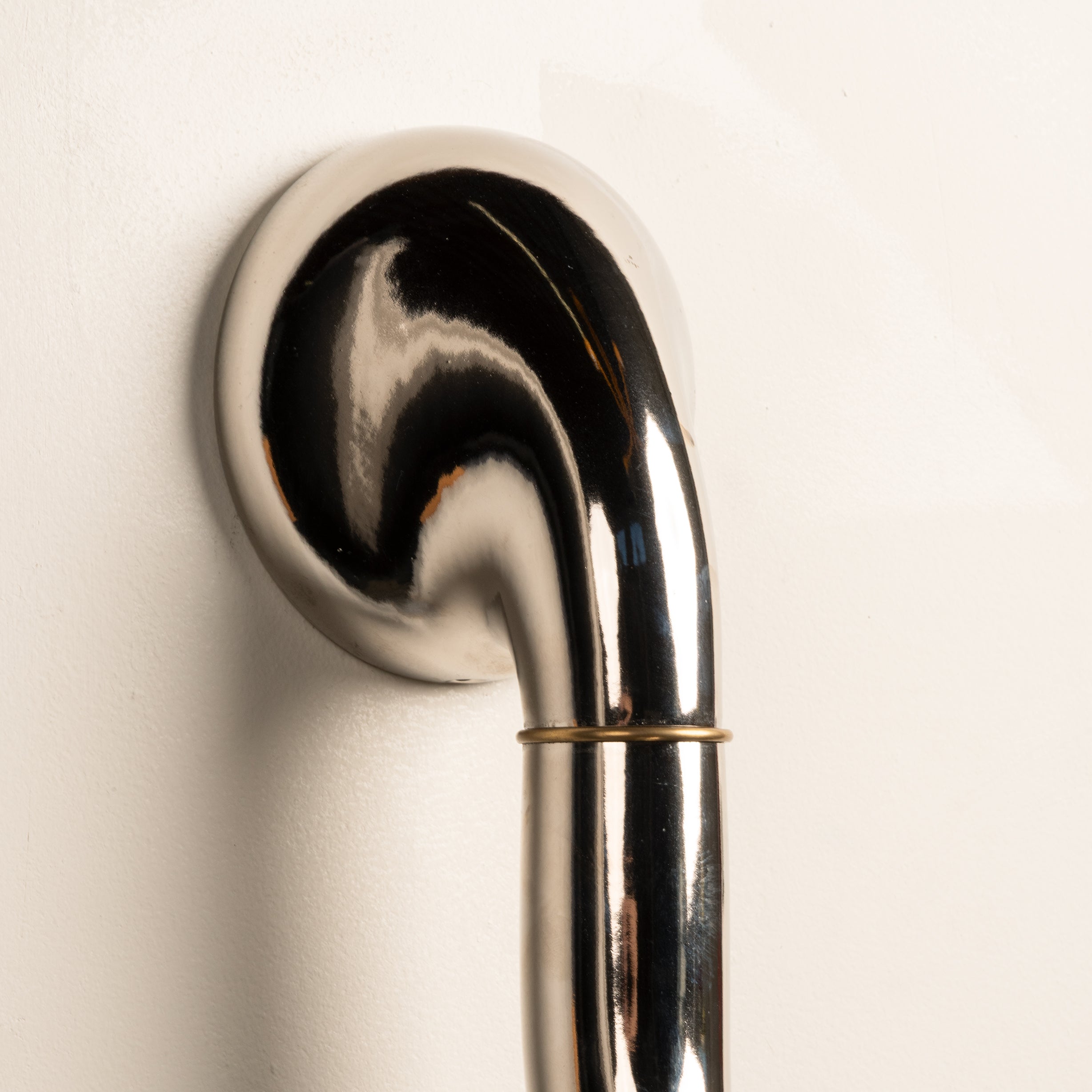 Palladium SINGLE GLOBE WALL SCONCE A 15" DROP