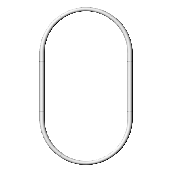MOON GREY WALL MIRROR 30” x 50”