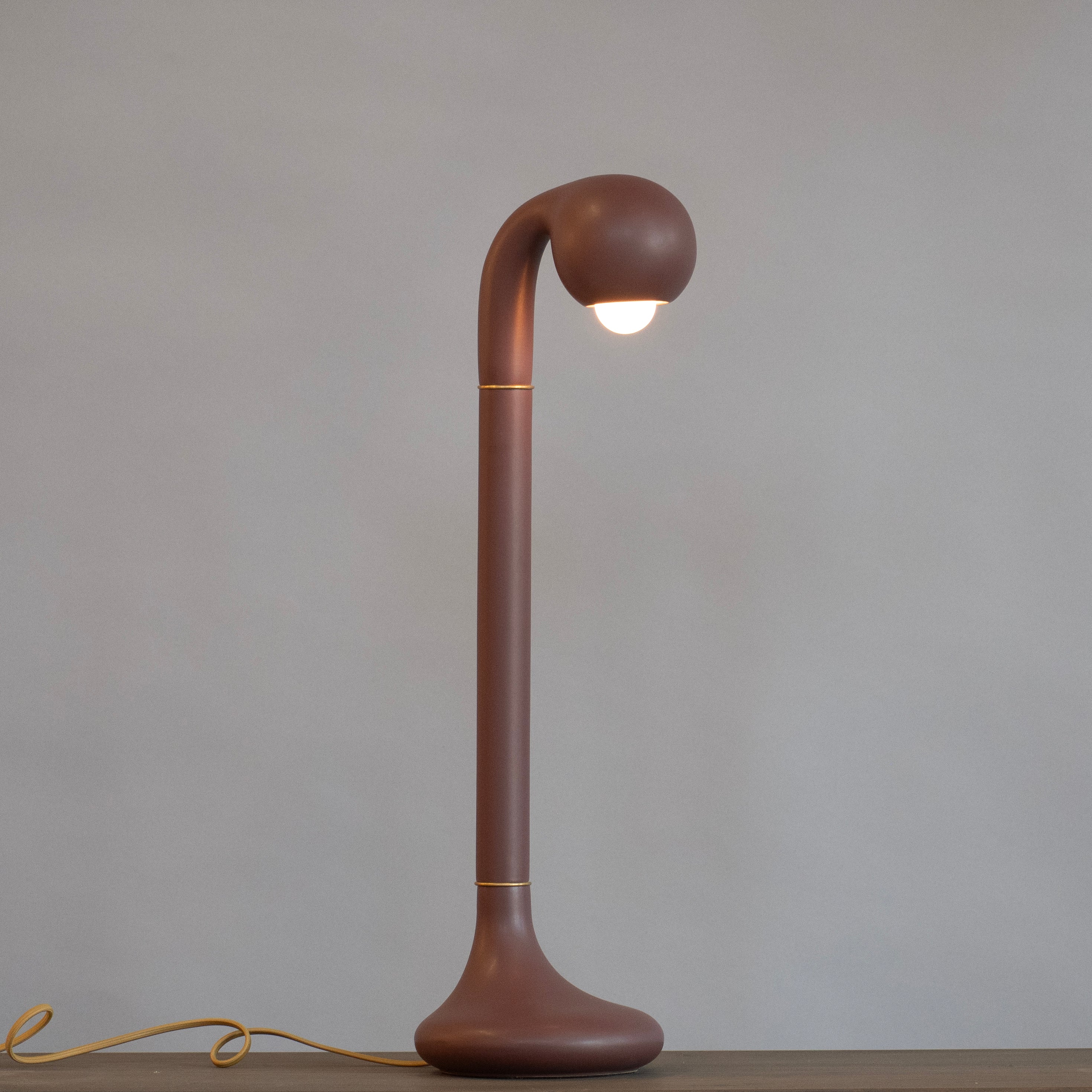 Matte Oxblood 28” TABLE LAMP