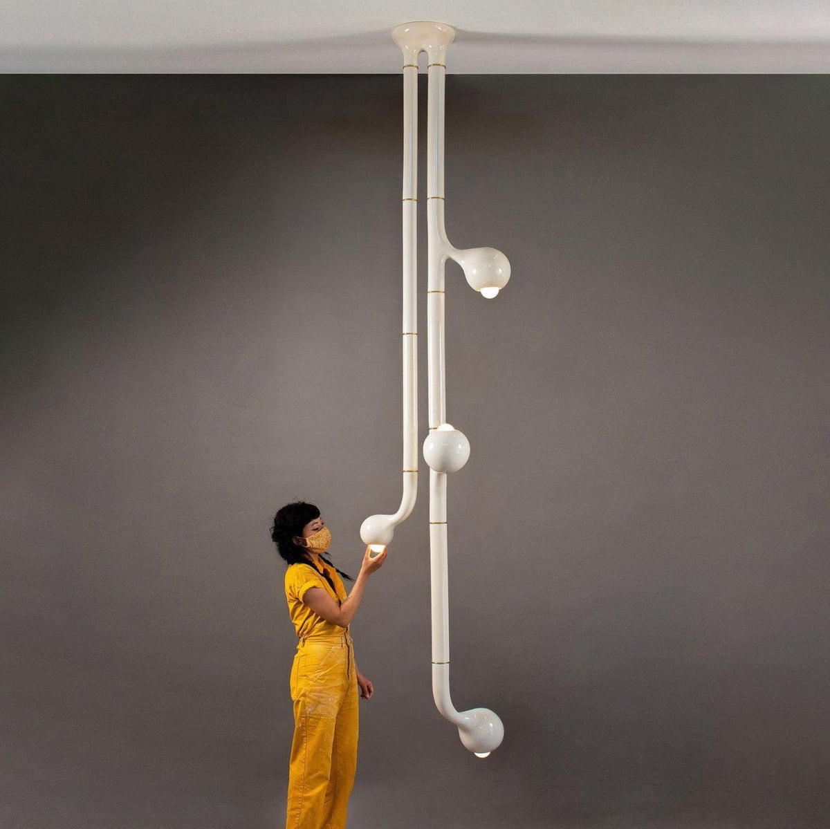 CHANDELIERS WITH 2 STEMS