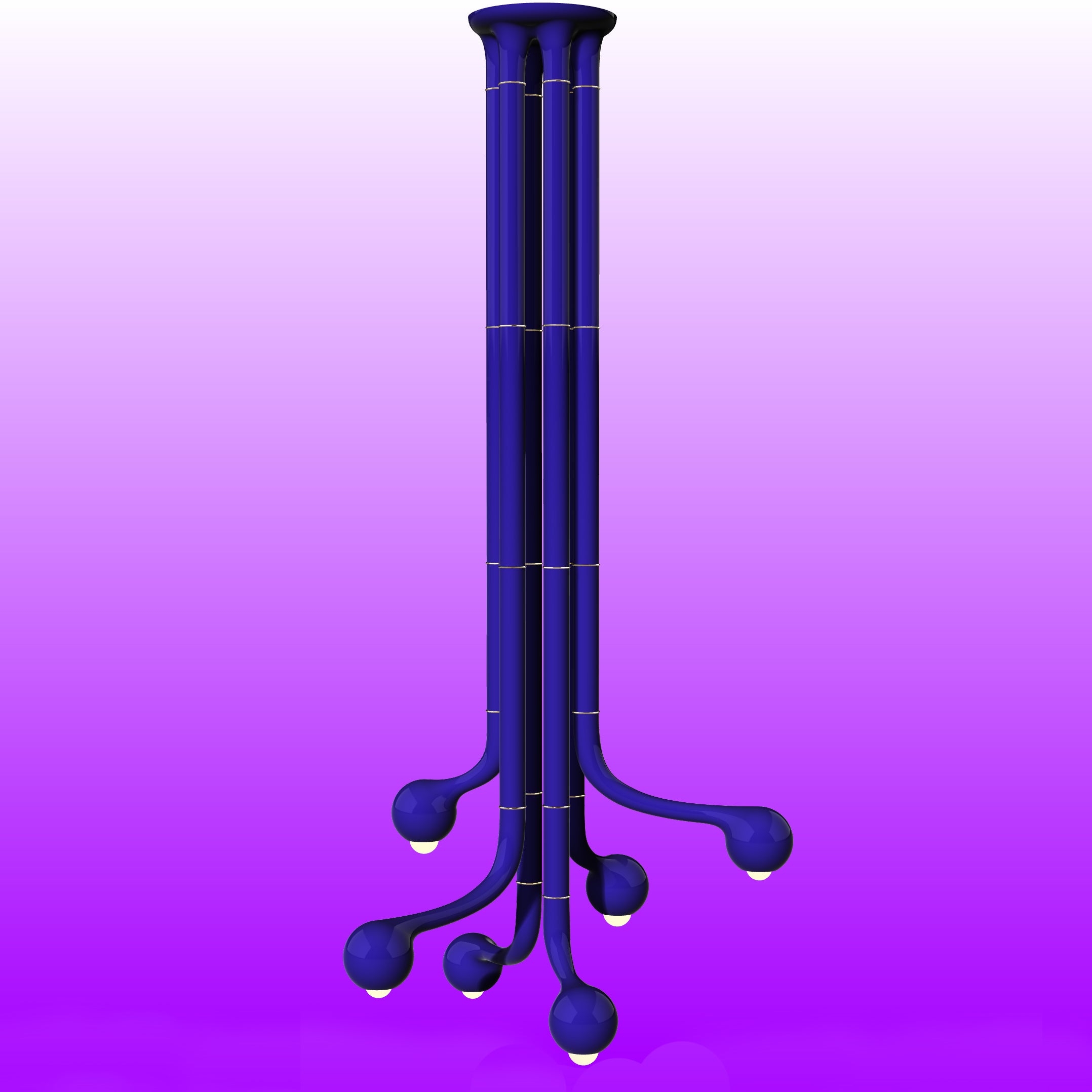 6-GLOBE CHANDELIER ROUND 70" x 32"