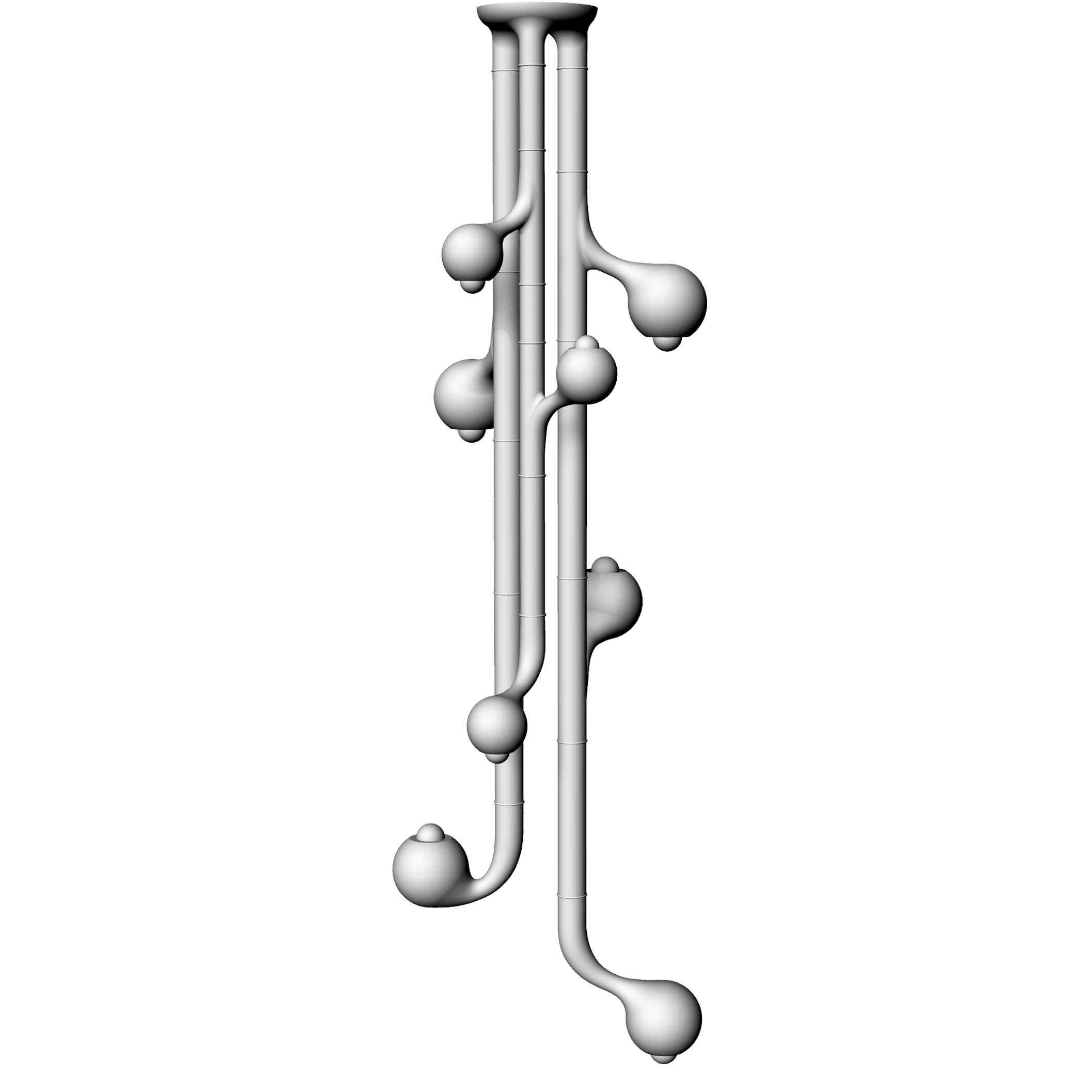 8-GLOBE CHANDELIER 108" Drop