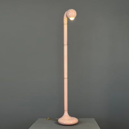9366 Gloss Pink 54" SINGLE GLOBE FLOOR LAMP