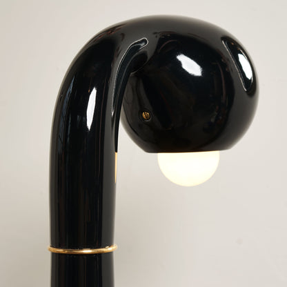 9385 Gloss Black 24" TABLE LAMP