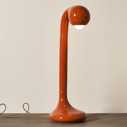 Gloss Burnt Orange 24" TABLE LAMP