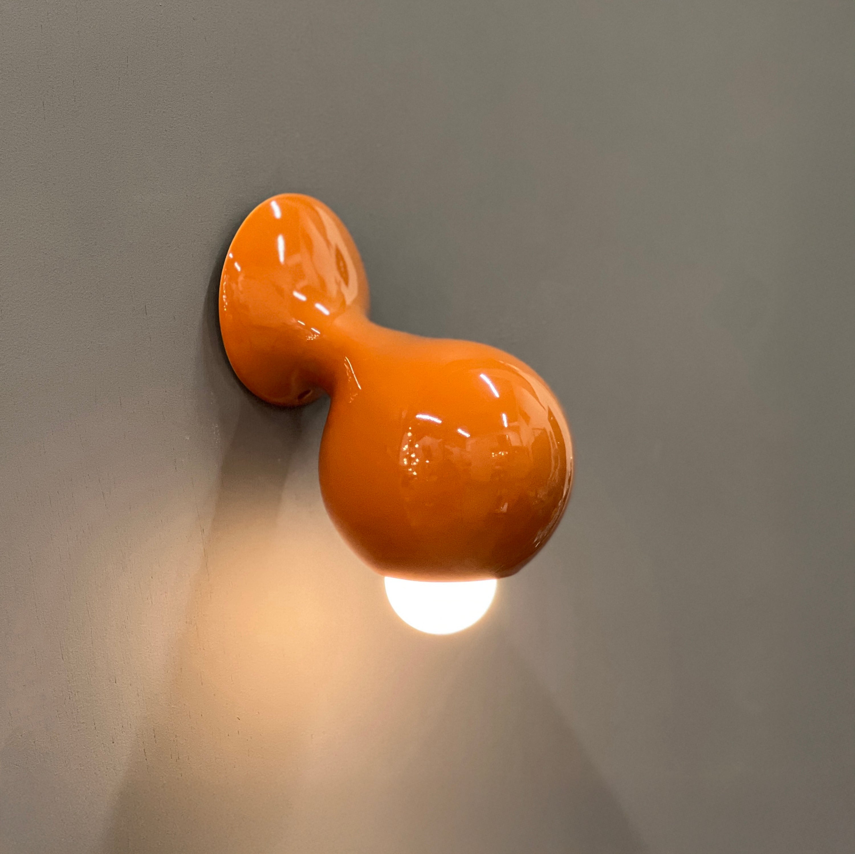Gloss Burnt Orange LITTLE SCONCE