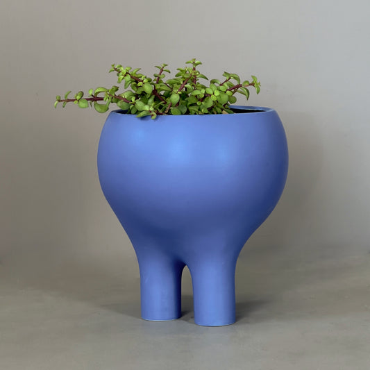 Matte Blue 10" x 8" Planter