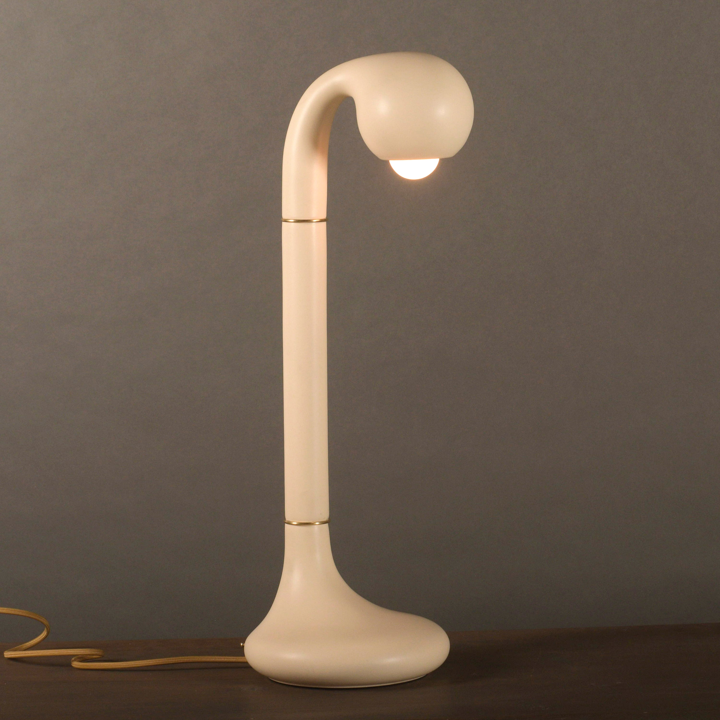 MATTE CREAM 24” TABLE LAMP