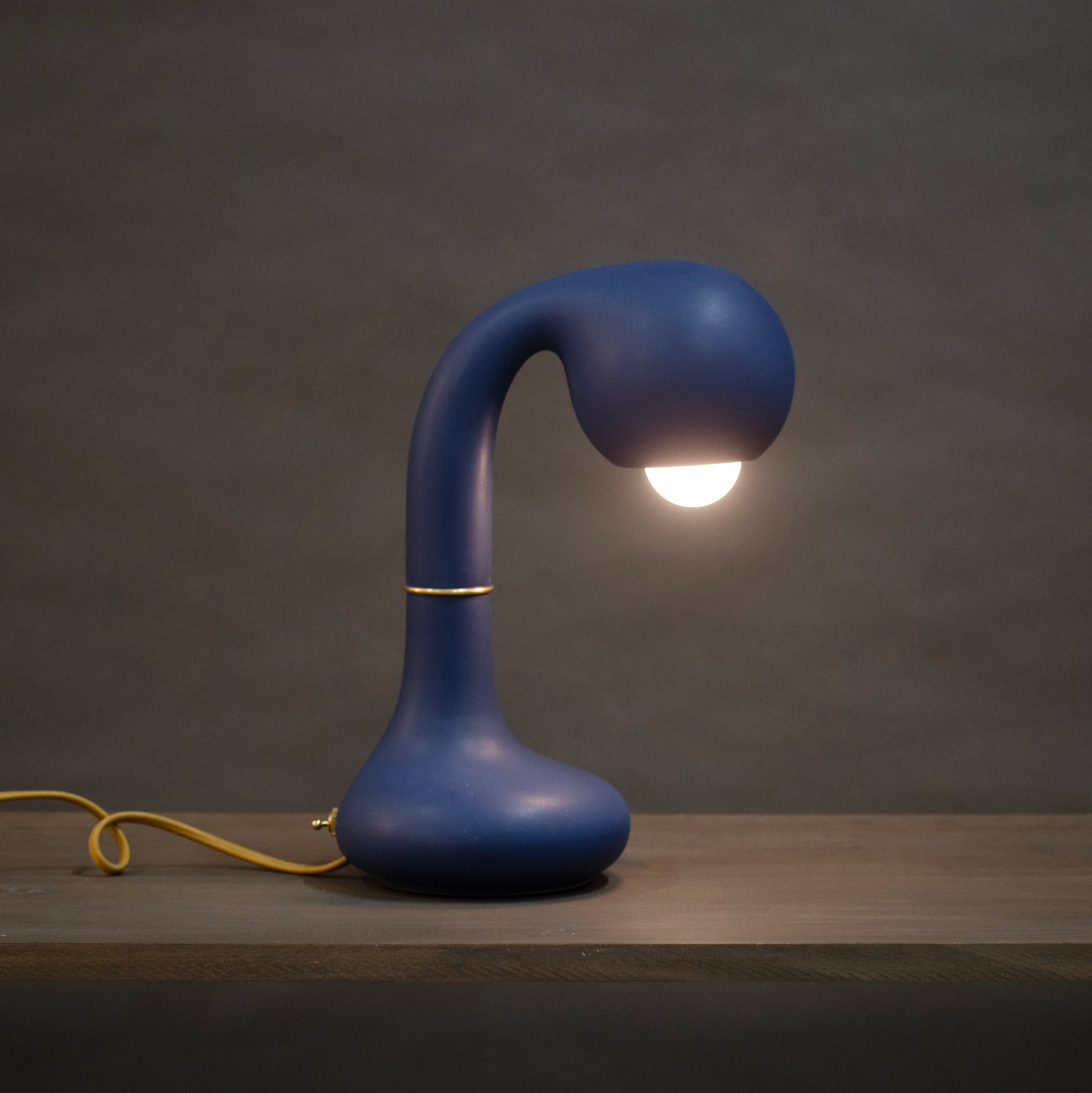 Matte Navy 12” TABLE LAMP