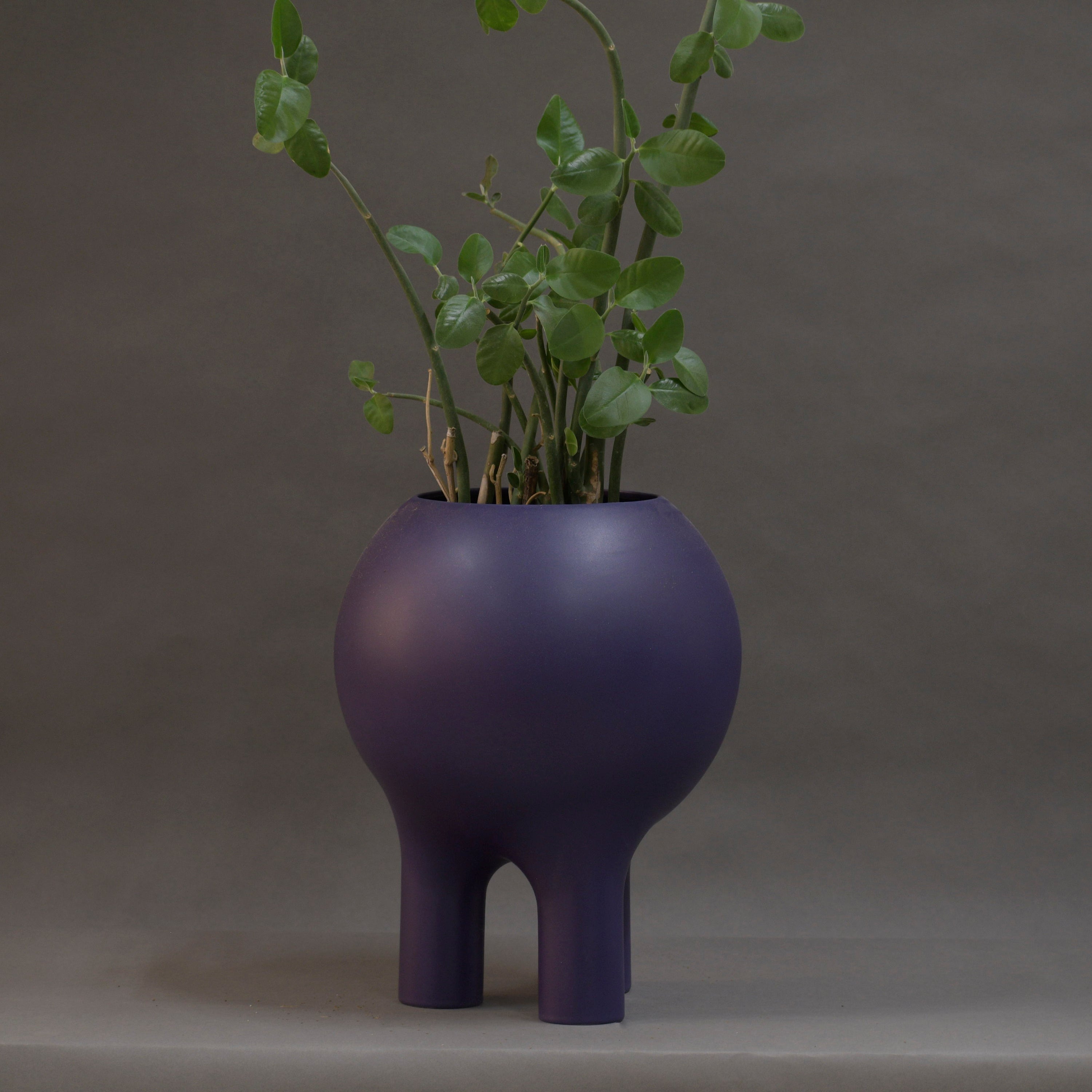 Matte Midnight Purple Planter 16" x 12"