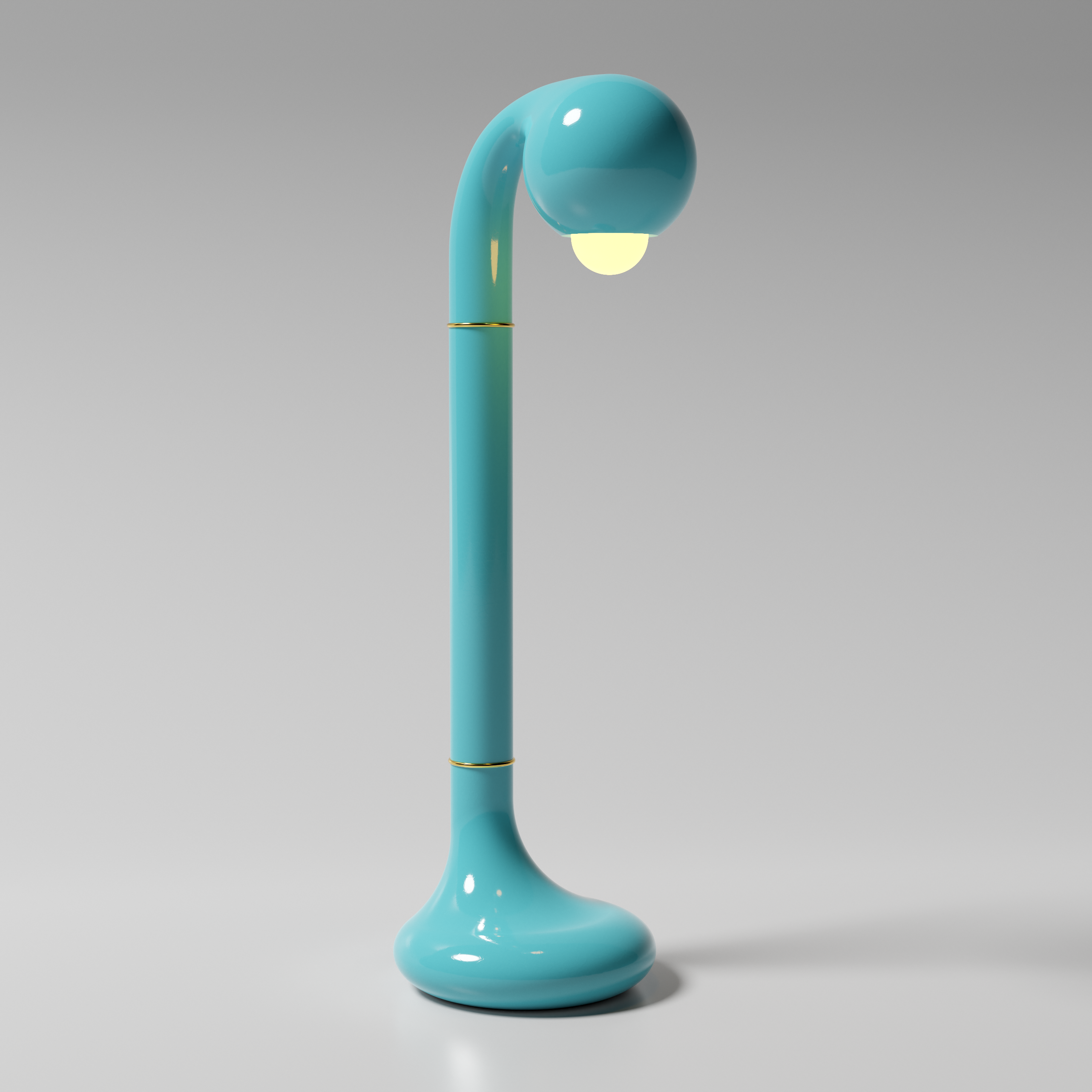 SKY BLUE 24” TABLE LAMP