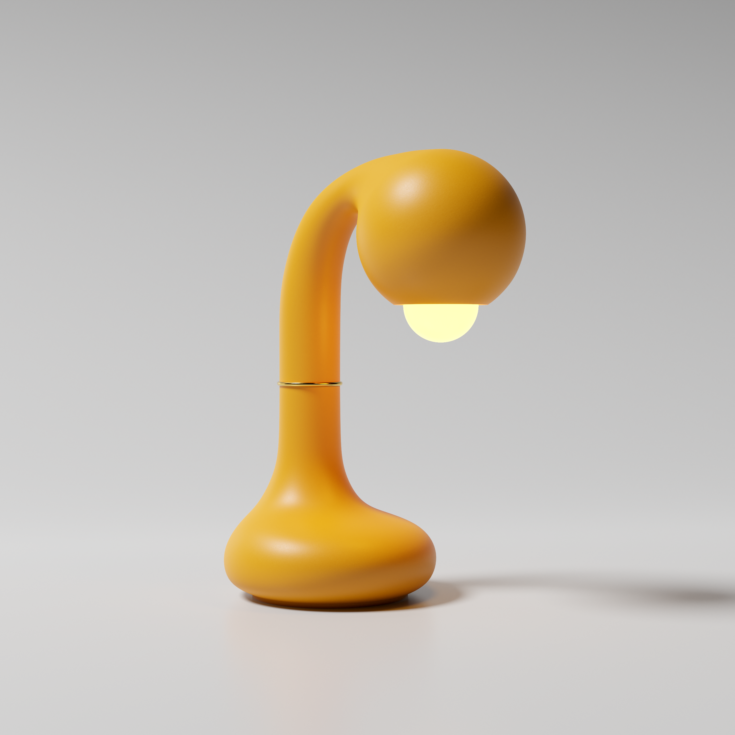 36 Matte Yellow Ochre 34cm TABLE LAMP