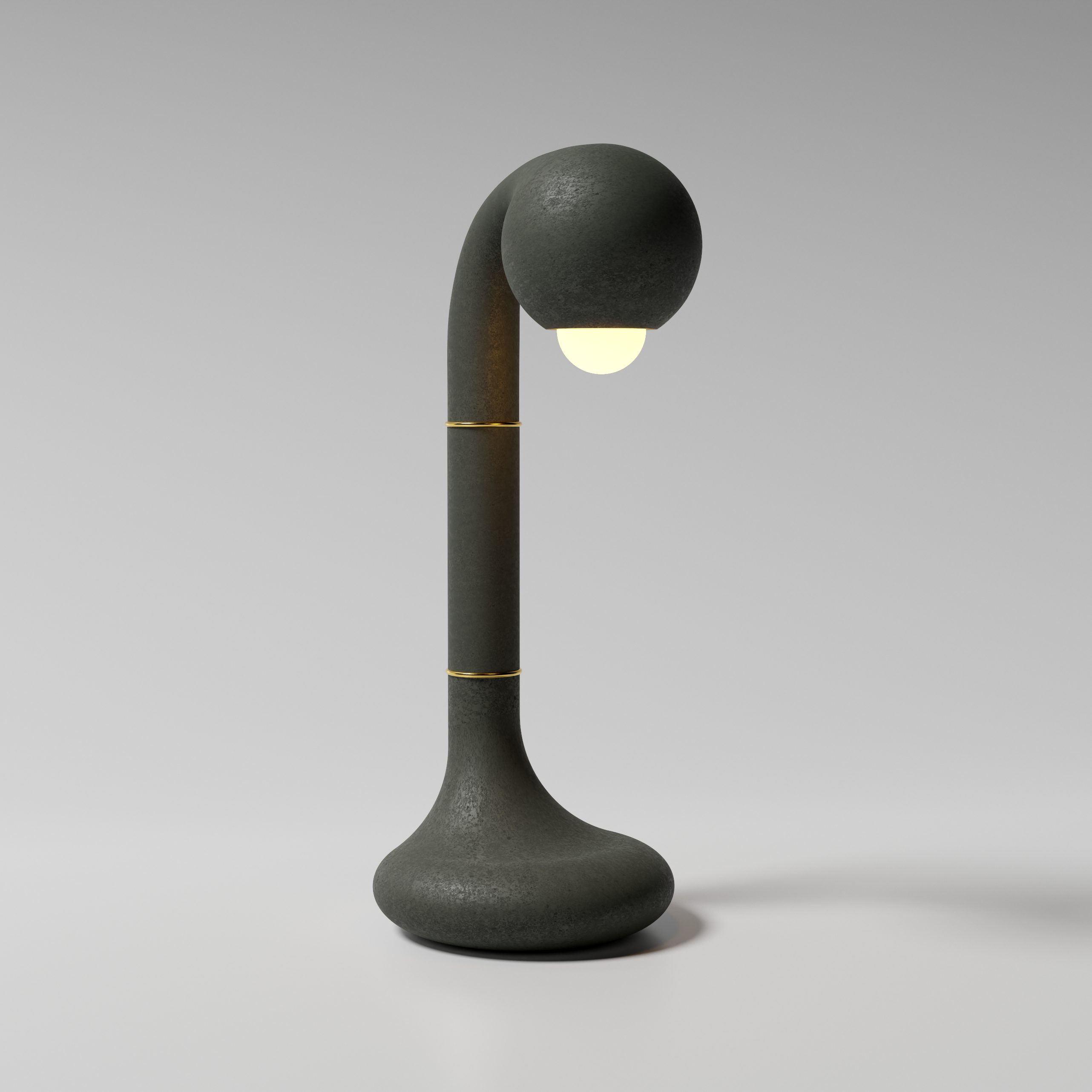 31 Charcoal Grey 47cm TABLE LAMP