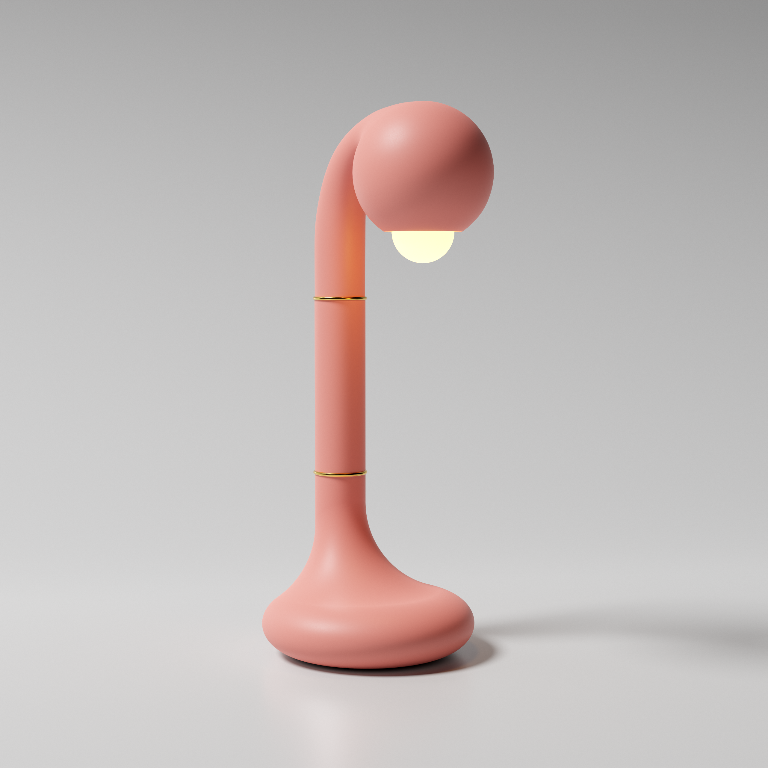 29 Matte Pink 47cm TABLE LAMP