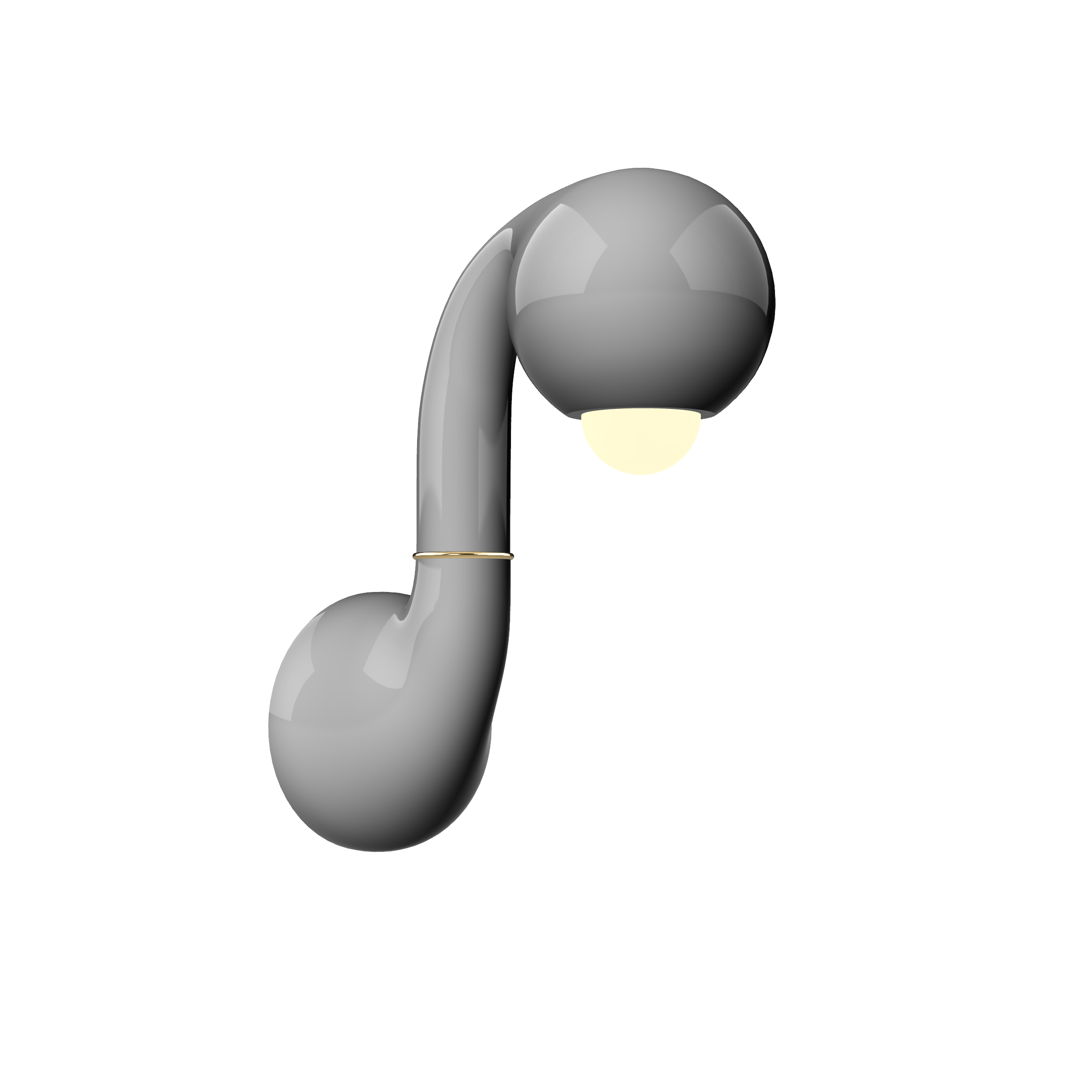 WALL SCONCE 1-GLOBE 12" HIGH