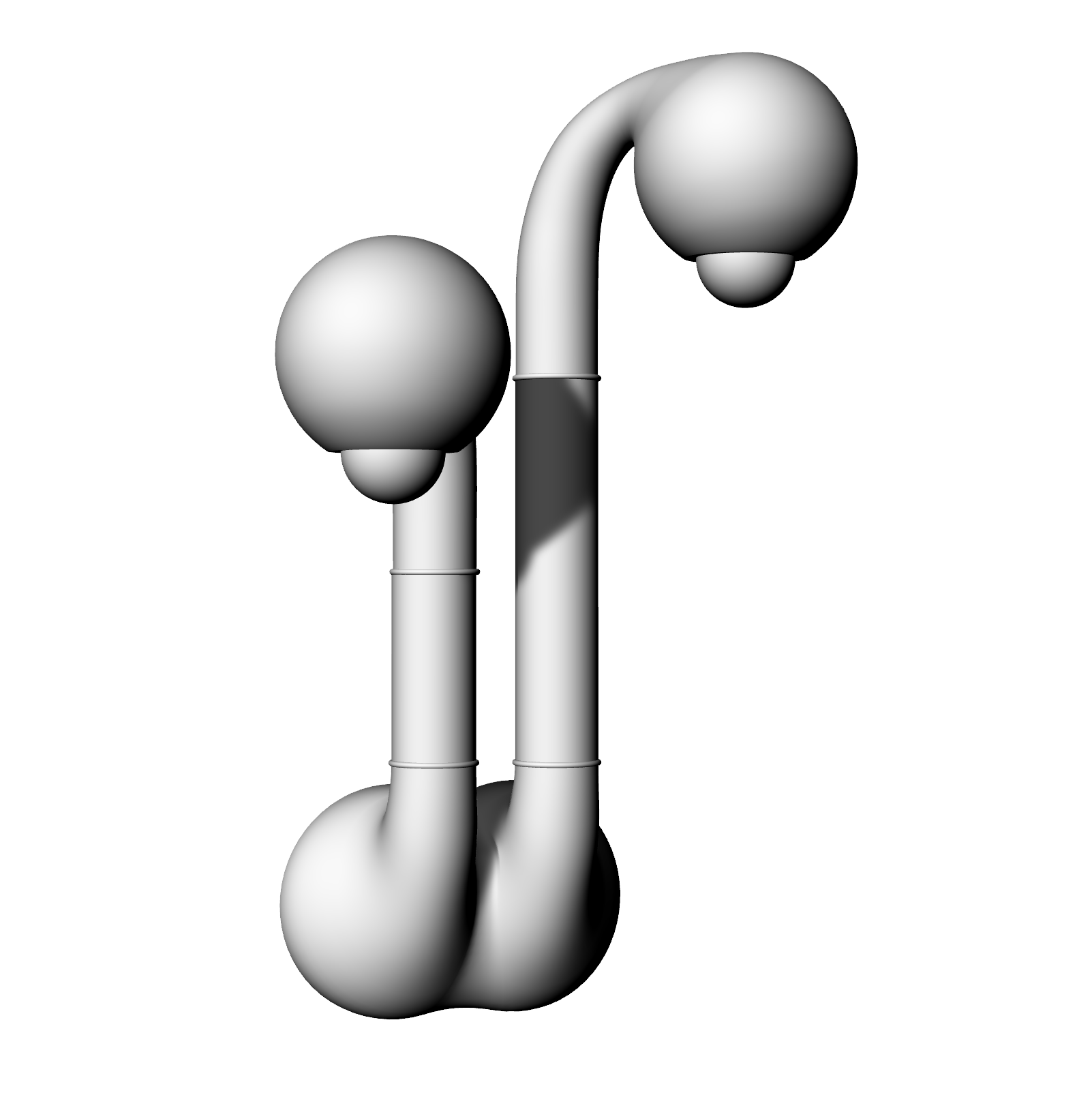 WALL SCONCE 2-GLOBE 24"H x 17"W