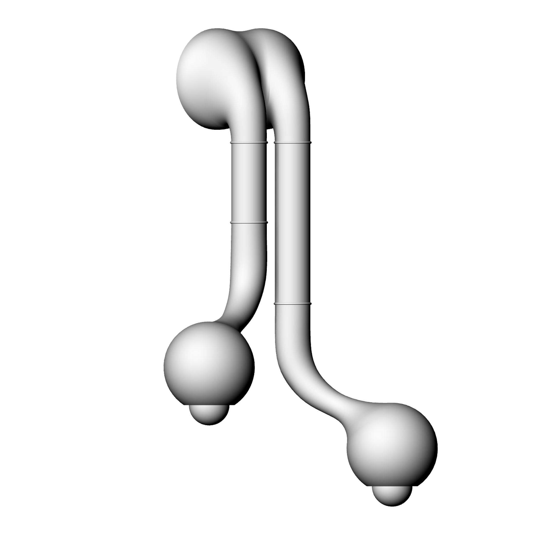 WALL SCONCE 2-GLOBE 24" x 17"