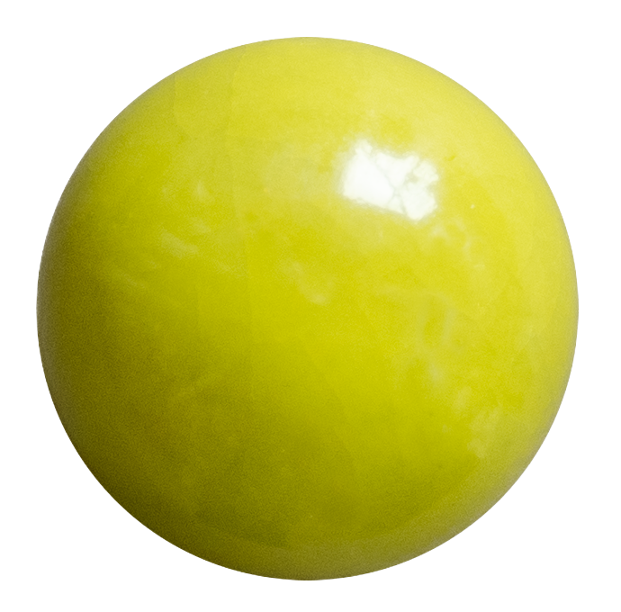 Gloss Chartreuse 54" 3-GLOBE FLOOR LAMP