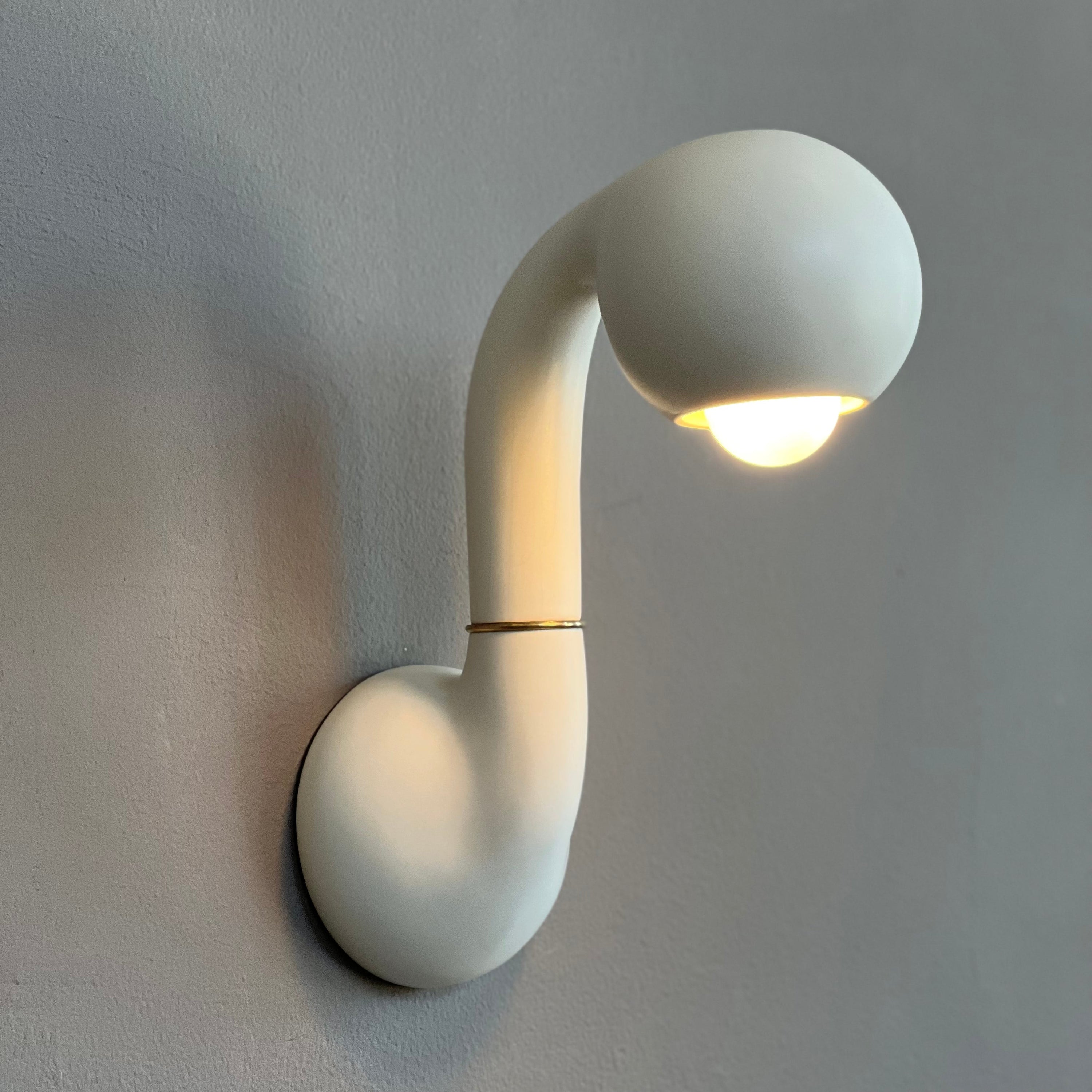 Matte White WALL SCONCE B 12"