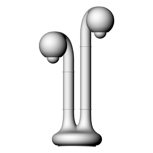Palladium 24” 2-GLOBE TABLE LAMP