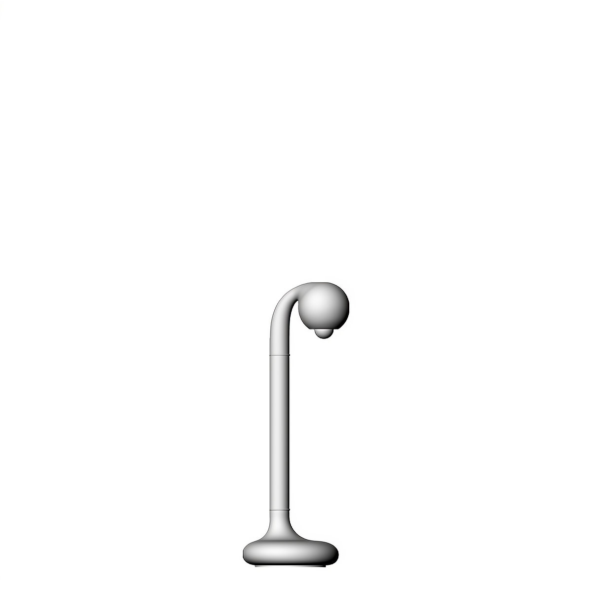 42" SINGLE GLOBE FLOOR LAMP