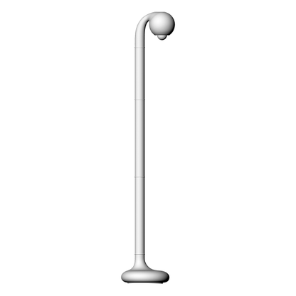 84" SINGLE GLOBE FLOOR LAMP