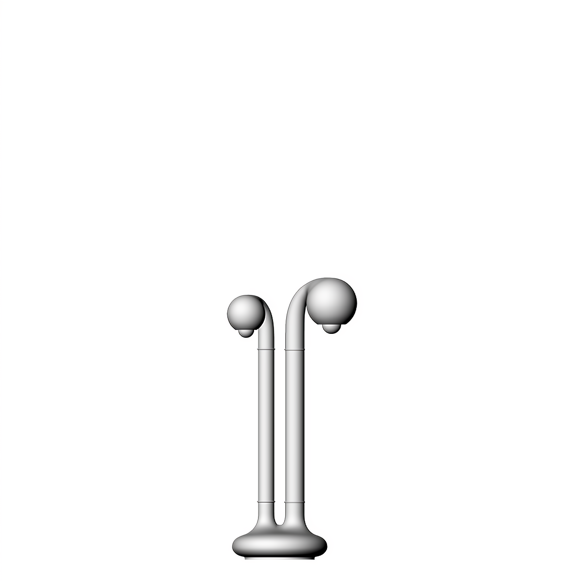 44” 2-GLOBE FLOOR LAMP