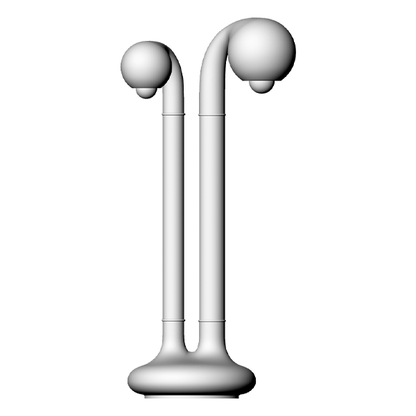44” 2-GLOBE FLOOR LAMP