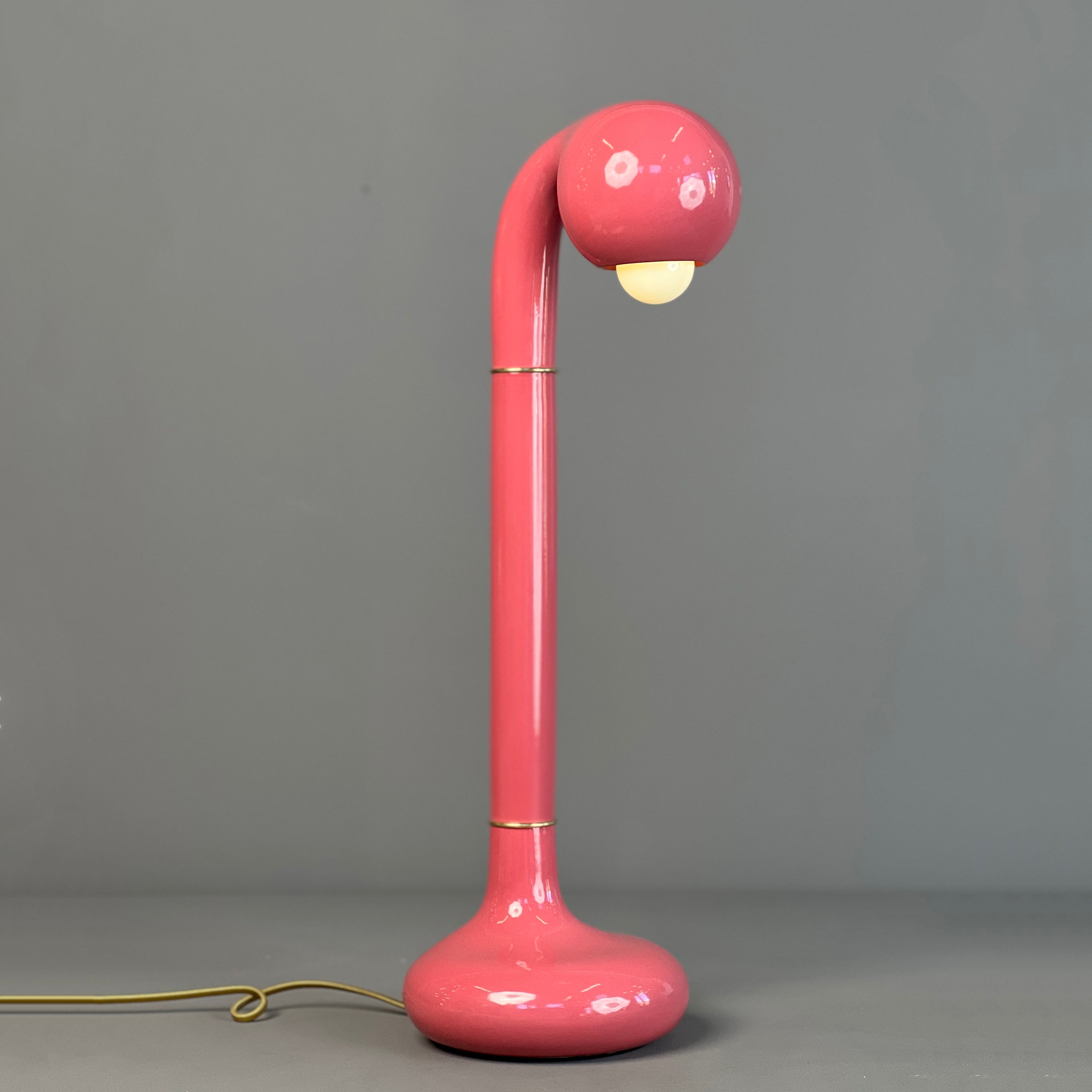 Gloss Rose Pink 24" TABLE LAMP