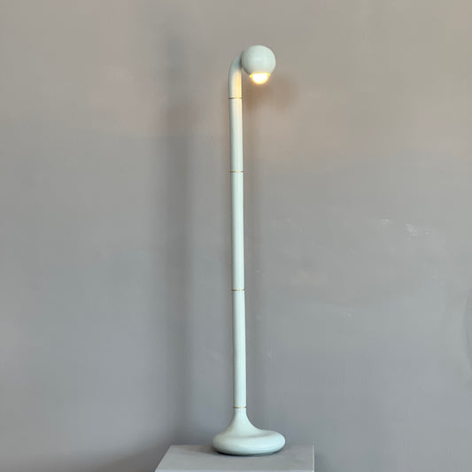 9128 Matte Grey 54" SINGLE GLOBE FLOOR LAMP