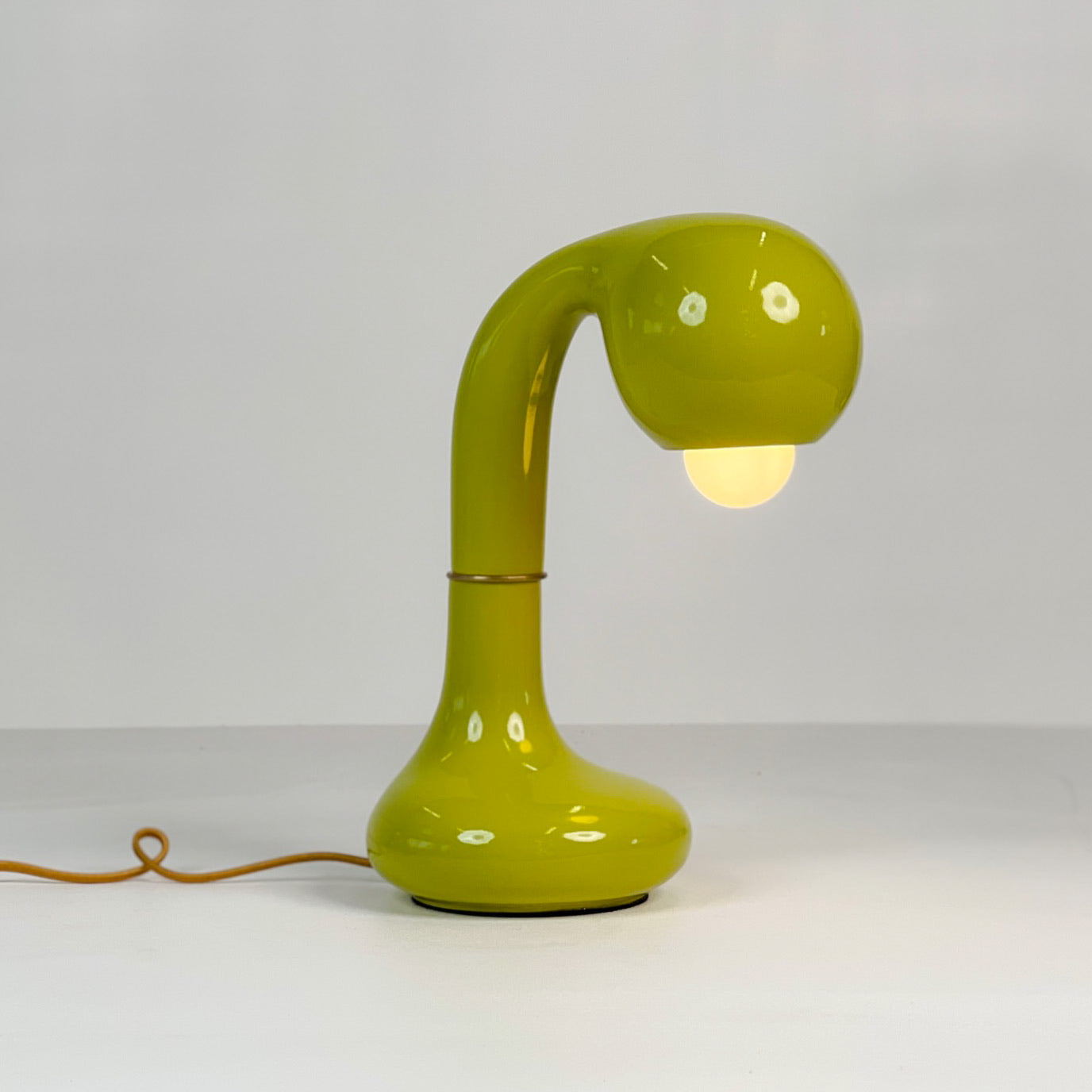 Gloss Chartreuse 12” TABLE LAMP