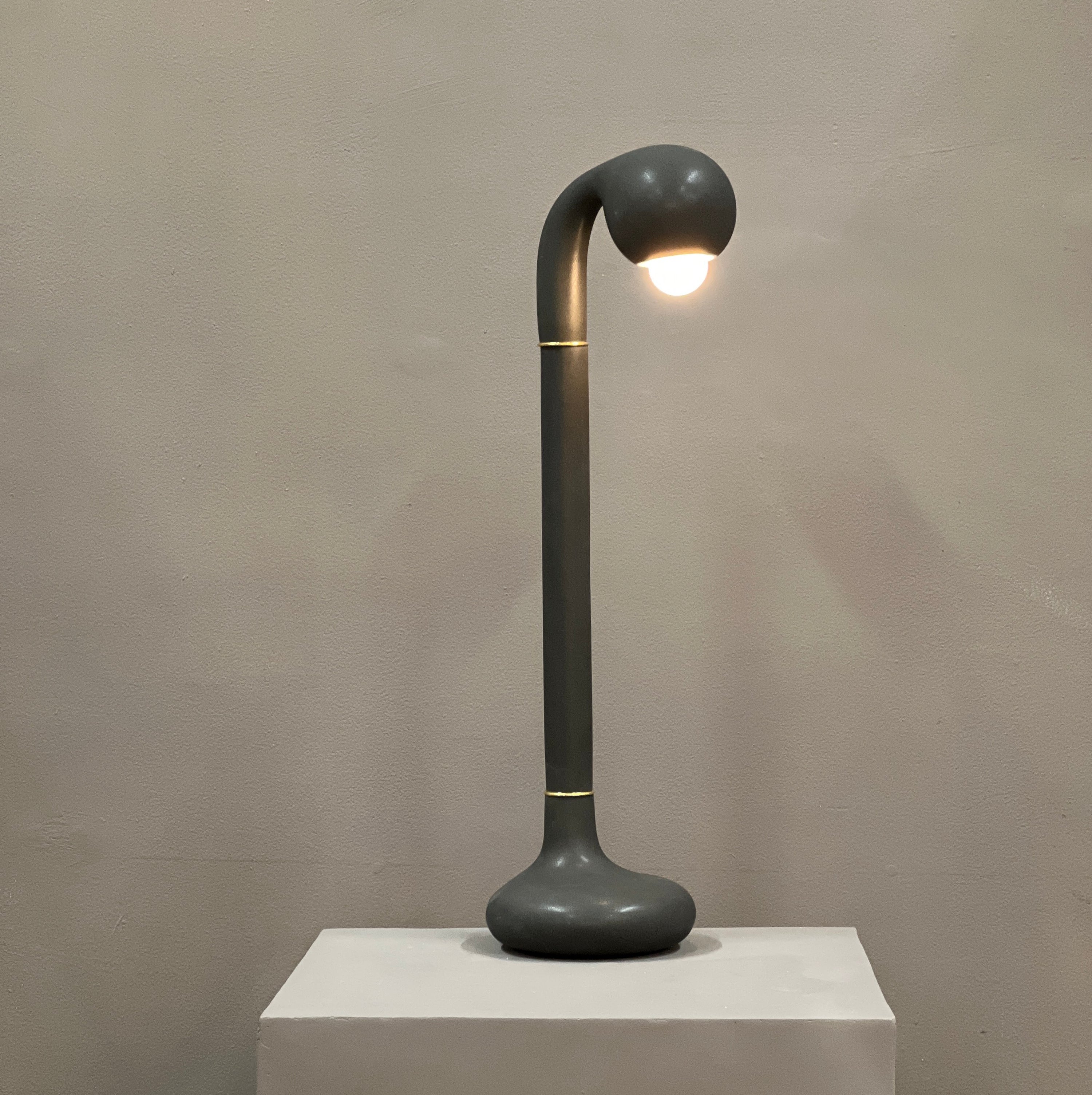 9124 CHARCOAL 24” TABLE LAMP