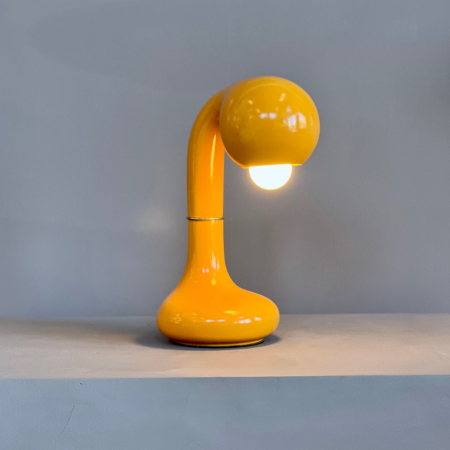 9307 Gloss Yellow Ochre 12” TABLE LAMP