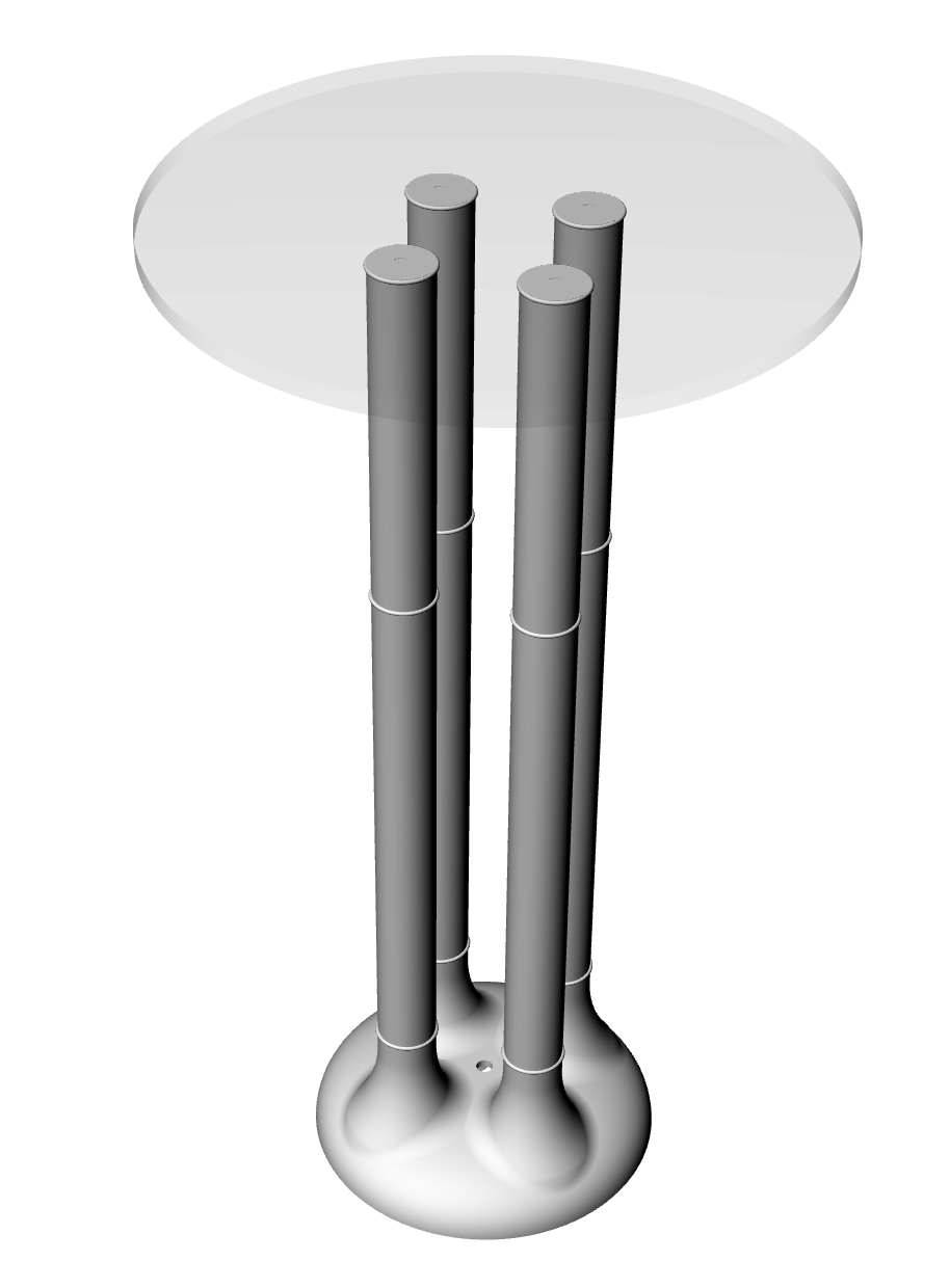 07 Chartreuse 80cm End Table