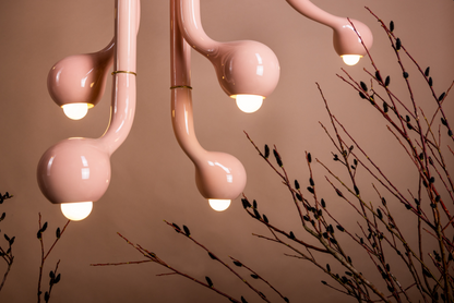 Chandelier 10-Globe 60” x 72” x 36”