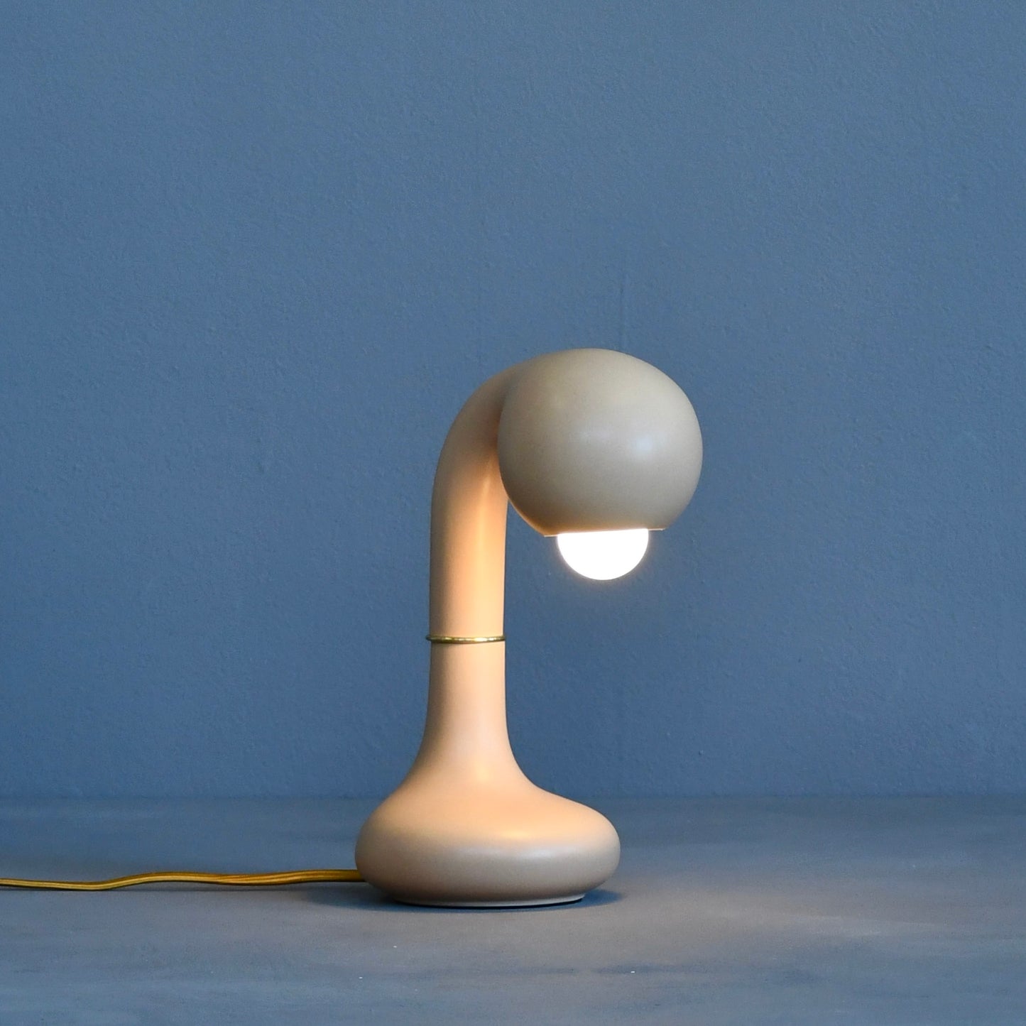 9040 Matte Camel 12” TABLE LAMP