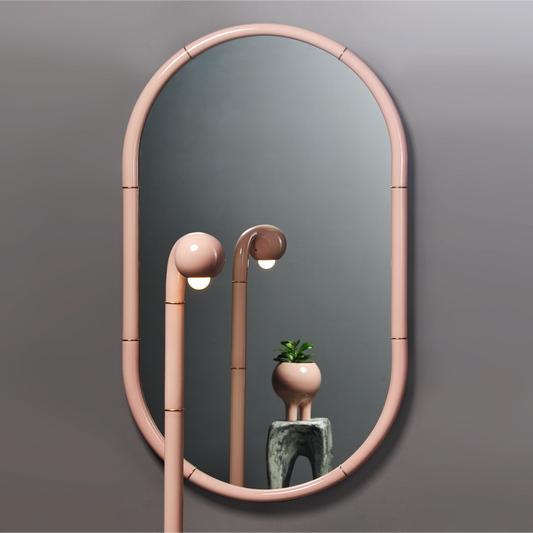 9242 Gloss Pink 30” x 50” Wall Mirror